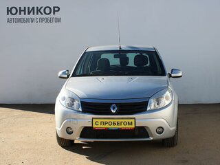 2012 Renault Sandero I, серый, 359000 рублей, вид 3