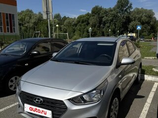 2019 Hyundai Solaris II, серебристый, 1260000 рублей, вид 1