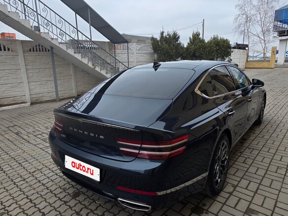 2022 Genesis G80 II, синий, 4250000 рублей - вид 6