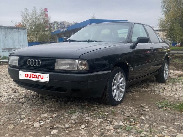 1988 Audi 80 IV (B3), чёрный
