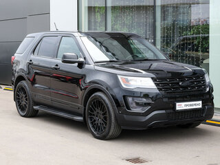 2018 Ford Explorer V Рестайлинг, чёрный, 2349000 рублей, вид 3