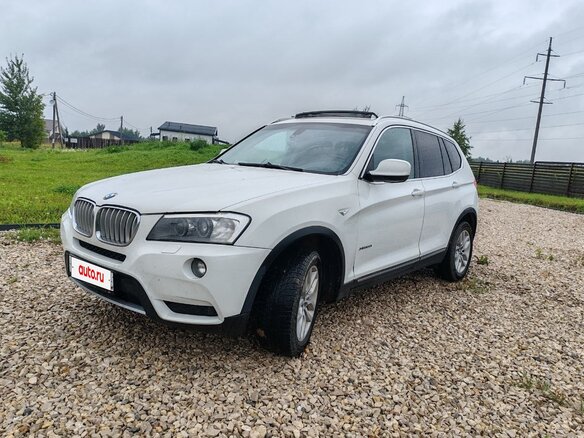 2012 BMW X3 28i xDrive II (F25), белый - вид 6