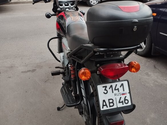 2024 Bajaj Boxer BM 125, чёрный, 125000 рублей - вид 1