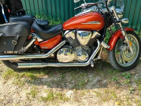 2005 Honda VTX 1300, оранжевый, 680000 рублей, вид 2