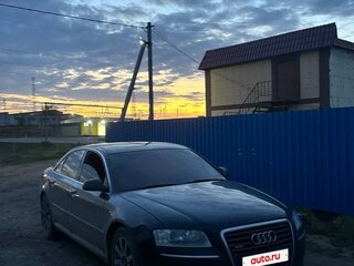 2005 Audi A8 II (D3) Рестайлинг, синий, 550000 рублей, вид 4