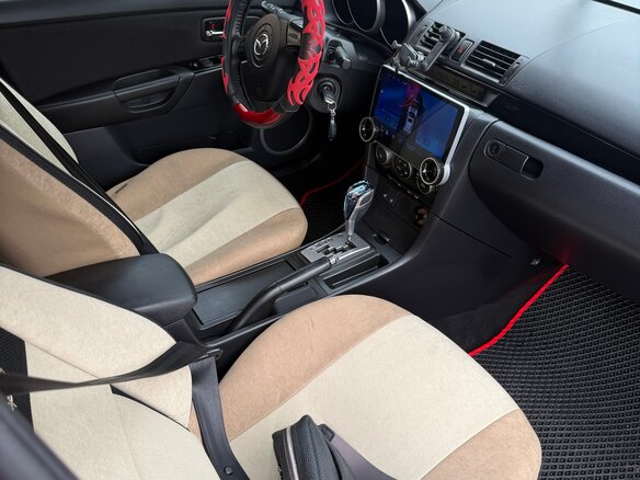 2008 Mazda 3 I (BK) Рестайлинг, красный - вид 12