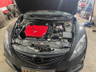 2010 Mazda 6 II (GH) Рестайлинг, чёрный, 800000 рублей, вид 4