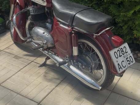 1969 Jawa 350/360, красный, 450000 рублей, вид 3