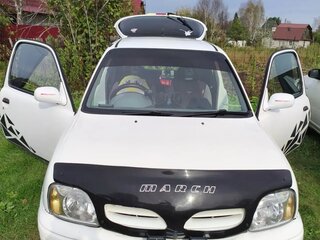 1998 Nissan March II (K11), белый, 170000 рублей, вид 1
