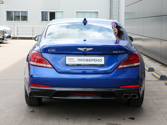 2019 Genesis G70 I, синий - вид 6