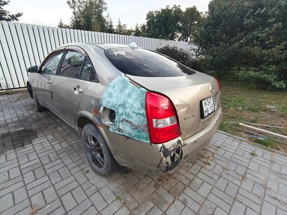 1990 Nissan Primera I (P10), золотистый, 210000 рублей - вид 11