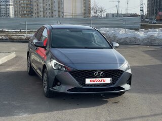 2021 Hyundai Solaris II Рестайлинг, серый, 2150000 рублей, вид 3