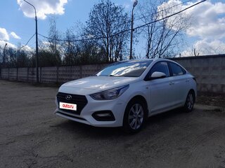 2020 Hyundai Solaris II Рестайлинг, белый, 1300000 рублей, вид 1