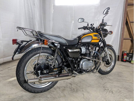 2017 Kawasaki W 800, золотистый, 680000 рублей, вид 2