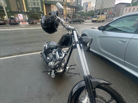 2004 American IronHorse Texas Chopper, чёрный, 2000000 рублей, вид 4
