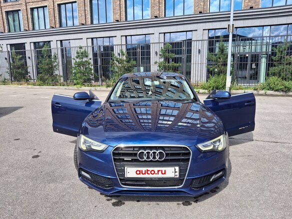 2013 Audi A5 I (8T) Рестайлинг, синий, 1330000 рублей