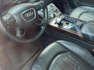 2012 Audi A8 Long III (D4), чёрный, 1250000 рублей, вид 3