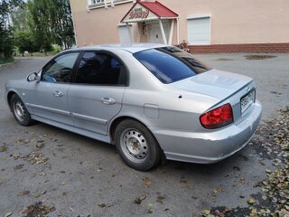 2008 Hyundai Sonata ТагАЗ IV (EF) Рестайлинг, серебристый, 390000 рублей, вид 2