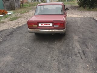 1998 Lada (ВАЗ) 2107, красный, 45000 рублей, вид 3