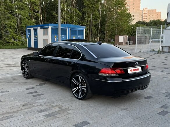 2007 BMW 7 серии Long 740Li IV (E65/E66) Рестайлинг, чёрный, 950000 рублей - вид 5