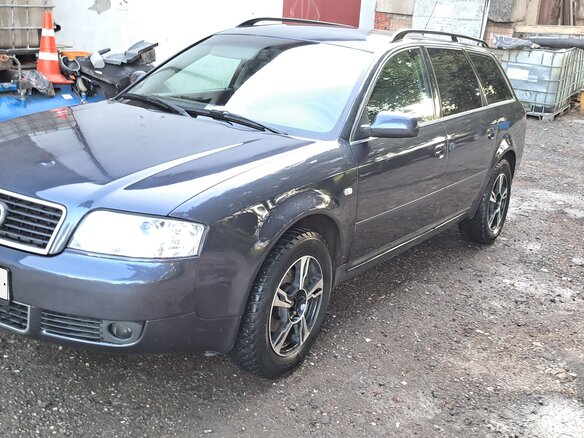 2002 Audi A6 II (C5) Рестайлинг, синий - вид 2