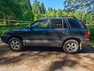 2004 Hyundai Santa Fe I, чёрный, 350000 рублей, вид 3