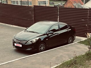 2016 Hyundai Solaris I Рестайлинг, чёрный, 1090000 рублей, вид 2