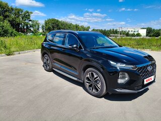 2020 Hyundai Santa Fe IV, чёрный, 3500000 рублей, вид 2