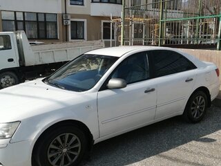 2008 Hyundai Sonata V (NF) Рестайлинг, белый, 700000 рублей, вид 3
