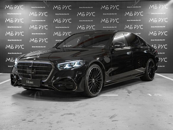 2026 Mercedes-Benz S-Класс 450 d Long 4MATIC VII (W223) Рестайлинг, чёрный