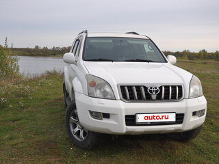 2008 Toyota Land Cruiser Prado 5-speed 120 Series Рестайлинг, белый, 3180000 рублей, вид 2