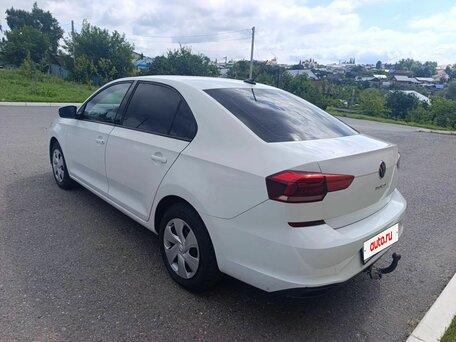 2020 Volkswagen Polo VI, белый, вид 4