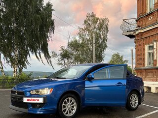 2010 Mitsubishi Lancer X, синий, 660000 рублей, вид 1