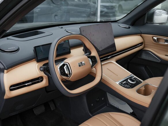 2026 Geely EX5 Гибрид EM-R, зелёный - вид 3