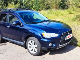 2011 Mitsubishi Outlander II Рестайлинг, синий, 880000 рублей, вид 3