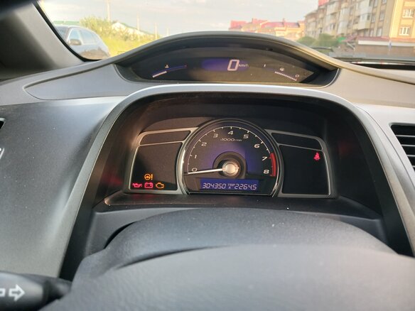 2008 Honda Civic VIII, синий, 640000 рублей - вид 7