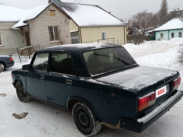 2005 Lada (ВАЗ) 2107, зелёный, 75000 рублей - вид 3
