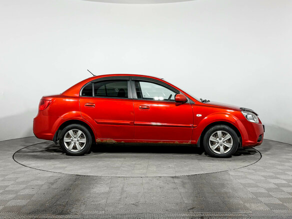 2011 Kia Rio II Рестайлинг, красный, 385000 рублей - вид 3