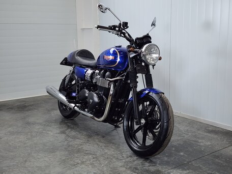 2010 Triumph Bonneville T100, синий, 579000 рублей, вид 2