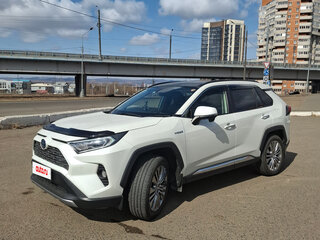 2019 Toyota RAV4 V (XA50), белый, 3975000 рублей, вид 1