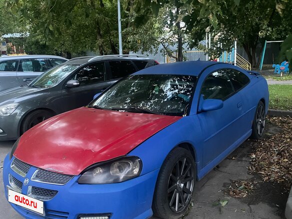 2003 Dodge Stratus II Рестайлинг, синий, 250000 рублей - вид 1