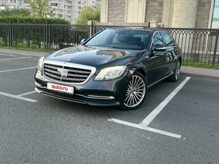 2017 Mercedes-Benz S-Класс 400 d Long VI (W222, C217) Рестайлинг, чёрный, 5500000 рублей, вид 1
