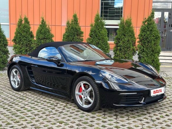 2019 Porsche Boxster T IV 718 (982), чёрный, 4790000 рублей - вид 6