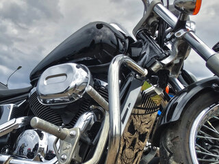 2002 Honda Shadow 400, чёрный, 430000 рублей, вид 3