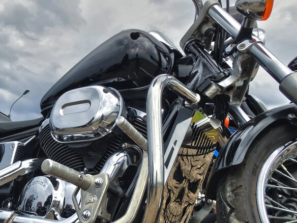 2002 Honda Shadow 400, чёрный, 430000 рублей - вид 2