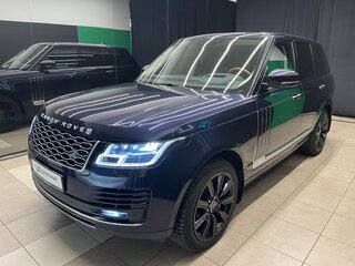 2018 Land Rover Range Rover IV Рестайлинг, синий, 6200000 рублей, вид 4