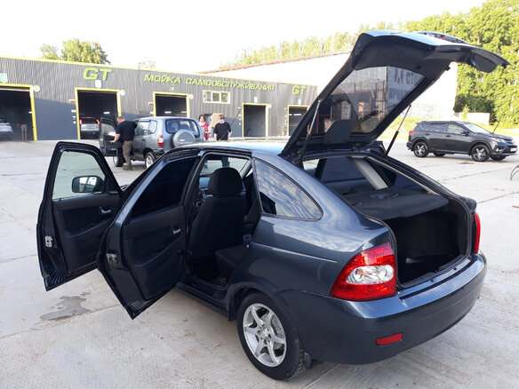 2012 Lada (ВАЗ) Priora I, серый, 250000 рублей - вид 9