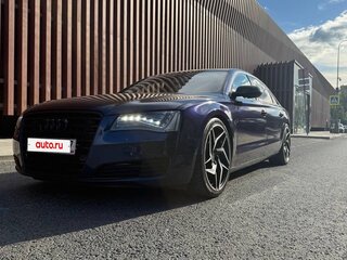 2013 Audi A8 Long III (D4), синий, 2800000 рублей, вид 2
