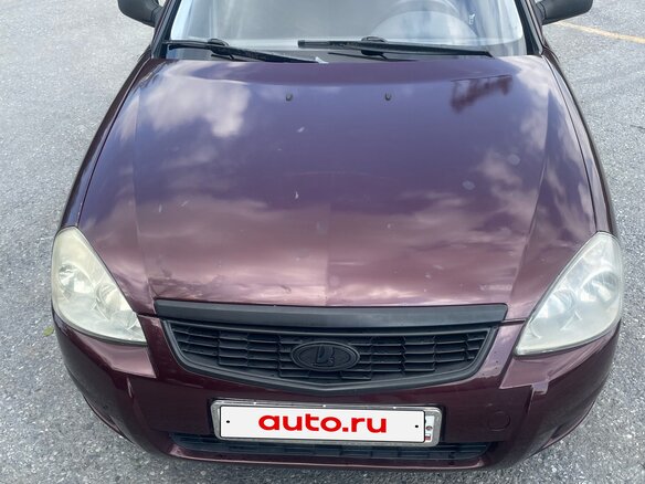 2011 Lada (ВАЗ) Priora I, пурпурный, 265000 рублей - вид 3