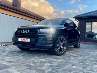 2016 Audi Q7 II (4M), чёрный, 3890000 рублей, вид 1